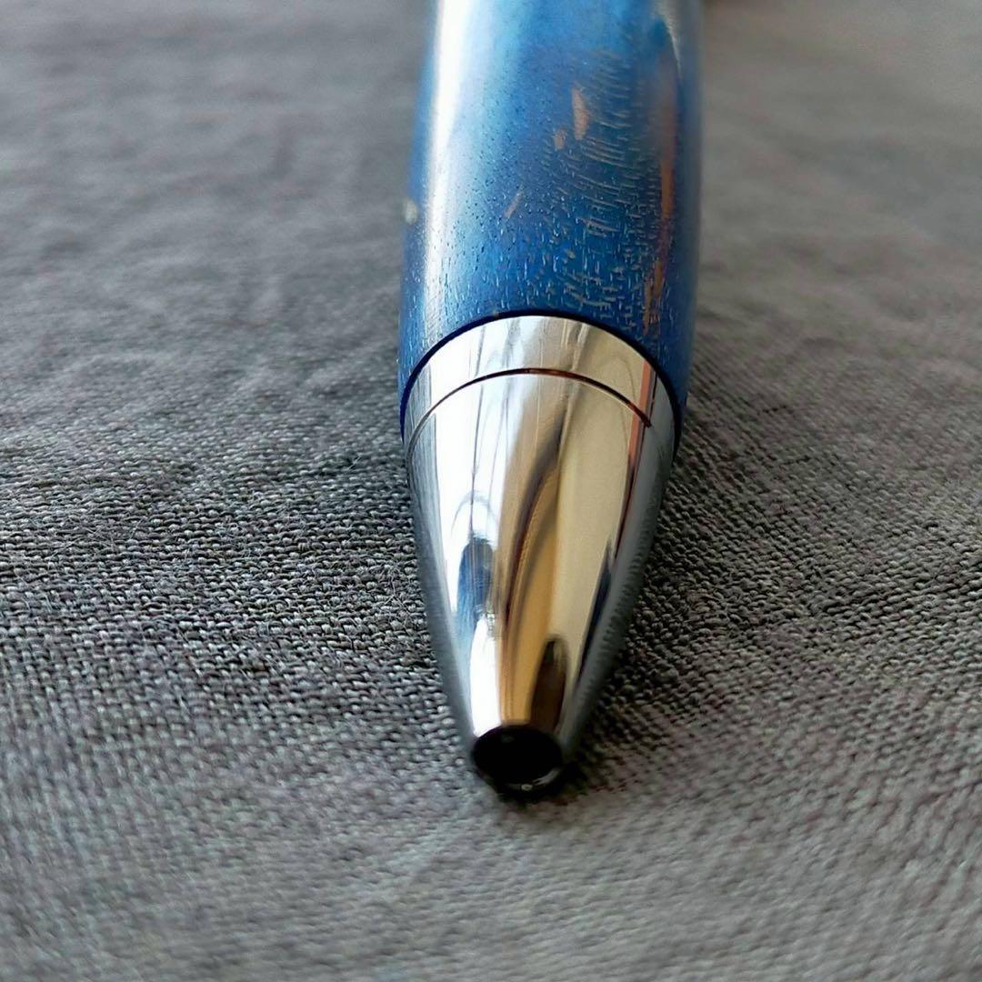 【晴天】　ハンドメイド　木軸ボールペン　G2　シルバー