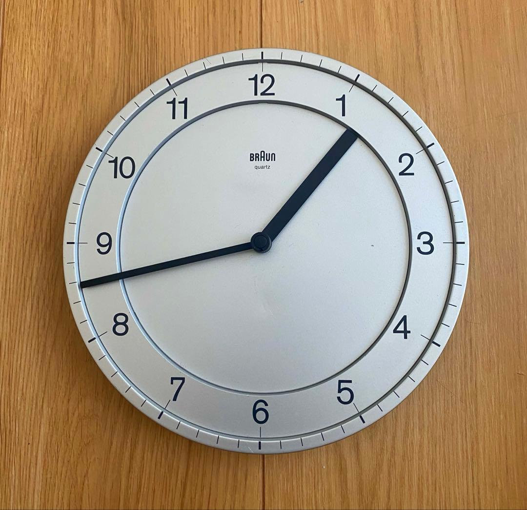 ヴィンテージBRAUN 時計　dieter rams ディーターラムス