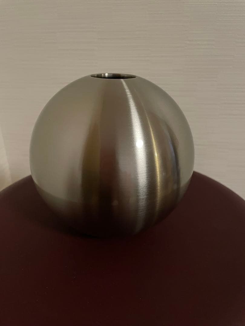 能作　フラワーベース　TAMA L シルバー　　一輪挿し