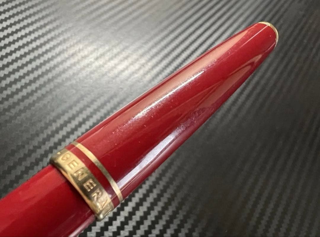 美品 モンブラン ジェネレーション 万年筆 レッド EF 極細字