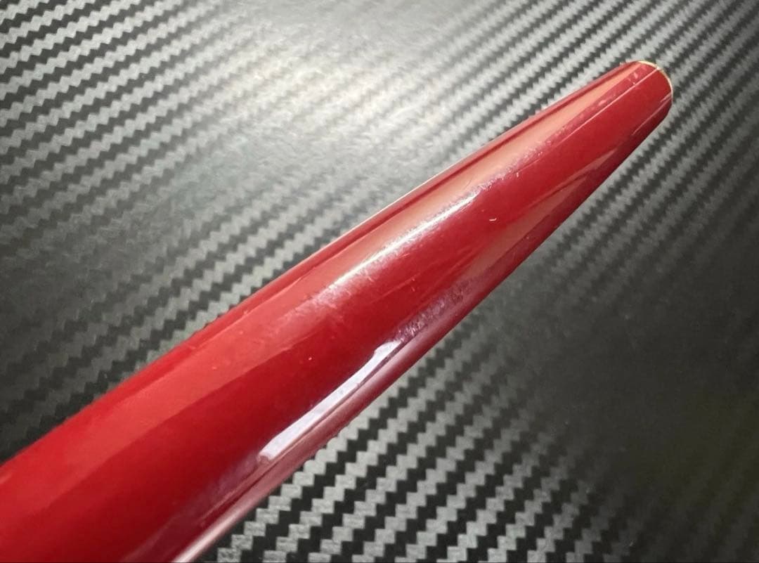 美品 モンブラン ジェネレーション 万年筆 レッド EF 極細字