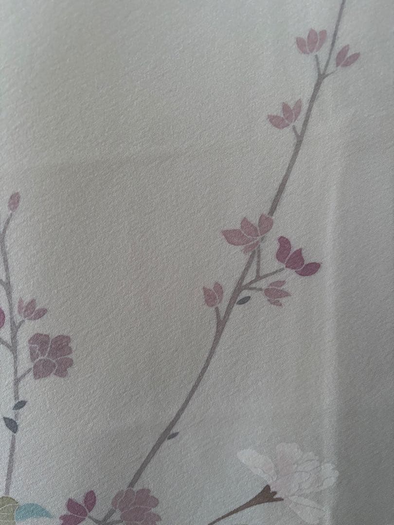 付け下げ　加賀友禅　作家もの正絹　未使用